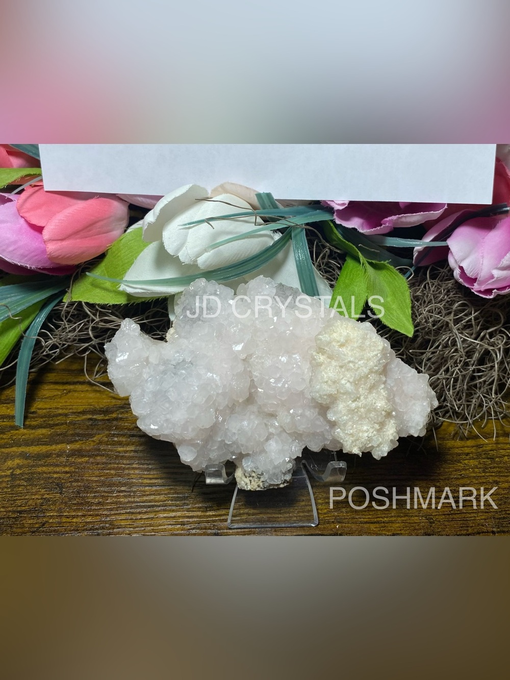 Pink Mangano Calcite Cluster